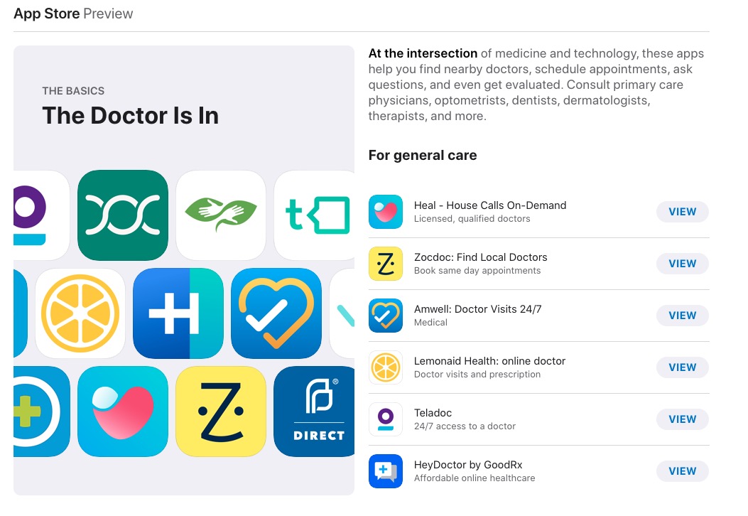 Apple AppStore: The Doctor is In